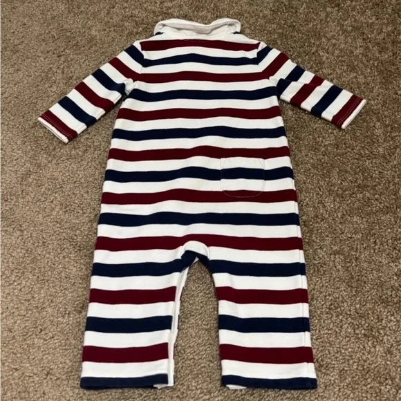 Janie & Jack Stripped Romper size 3-6 months - Picture 2 of 4